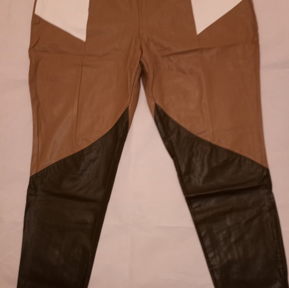 #11. SHEIN Pants Legging Split Hem PU Leather 3X - Picture 11 of 13
